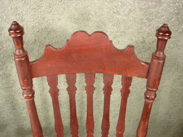 New England Banister back arm chair. Nice surface - 2