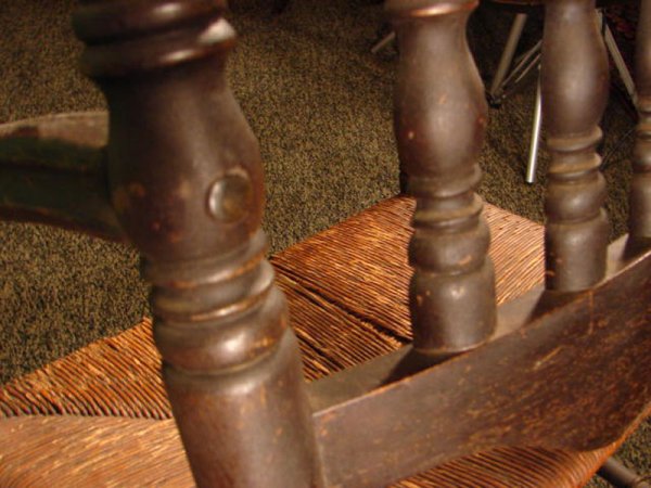 New England Banister back arm chair. Nice surface - 7