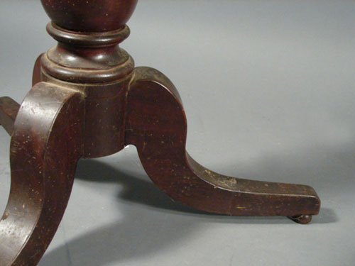 Antique AmericanCherry Tilt Top stand - 2
