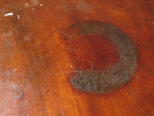 Antique AmericanCherry Tilt Top stand - 6