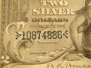 $2 Silver Certificate Educational Series 1896 cri - 3