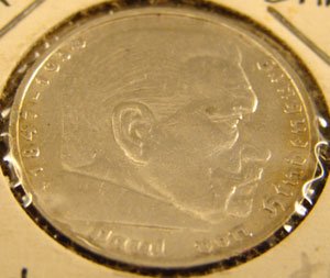 Approx. 60 German silver coins mostly 2 and 5 mar - 2