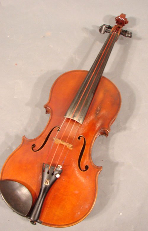 Antique / Vintage E. Reinhold Schmidt Violin with b - 2