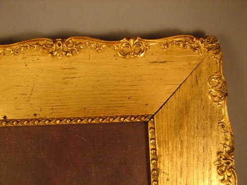 Antique Oil Painting on Canvas, Portrait of a cat. - 7