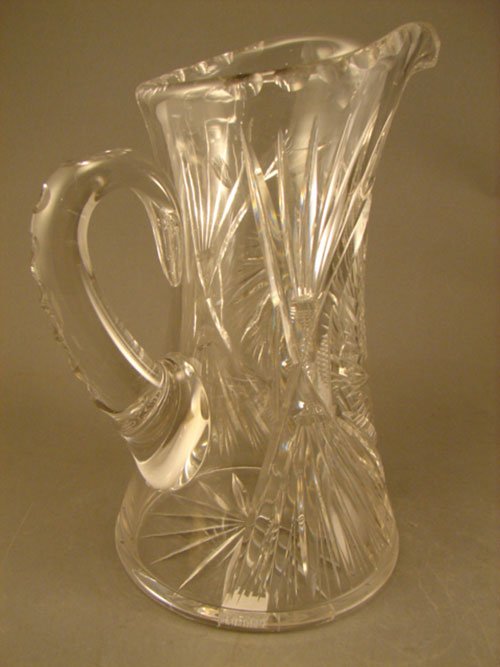 American Brilliant Period ABP Cut Glass Pitcher.
