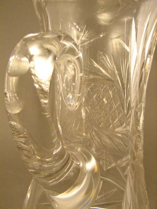 American Brilliant Period ABP Cut Glass Pitcher. - 3