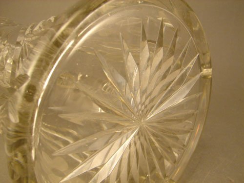 American Brilliant Period ABP Cut Glass Pitcher w - 6
