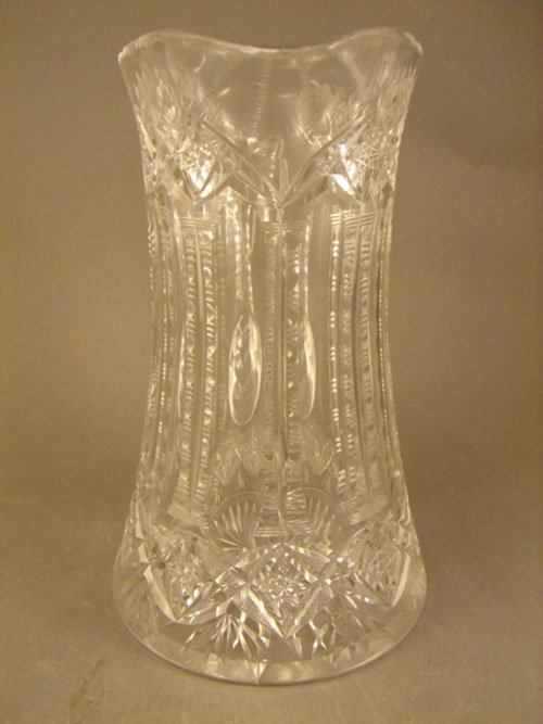 American Brilliant Period ABP Cut Glass Pitcher w - 3