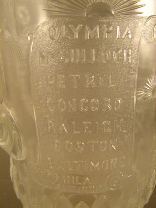 EAPG Early American Pattern Glass Gridley Pitcher - 2
