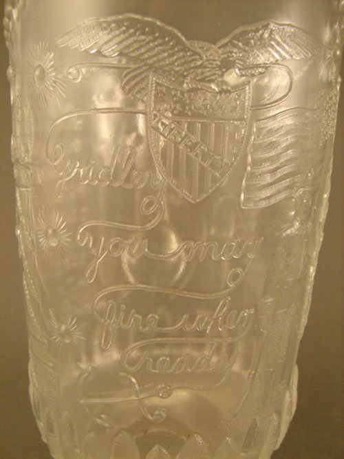 EAPG Early American Pattern Glass Gridley Pitcher - 3