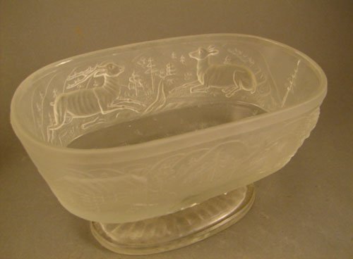 Westward Ho Gillinder & Sons EAPG Oval Compote. T - 2