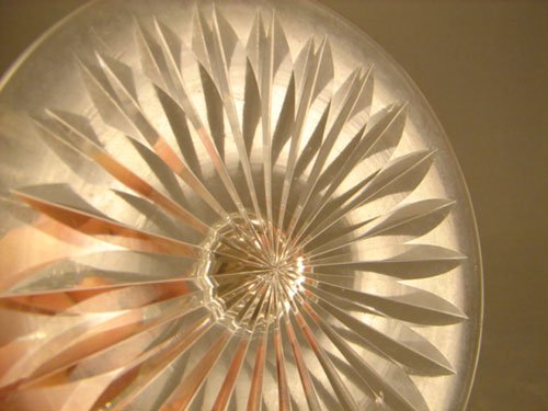 American Brilliant Period ABP Cut Glass Pedestal - 5