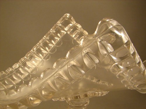 EAPG Pedestal Bowl / Banana Bowl. Large Block Pat - 3