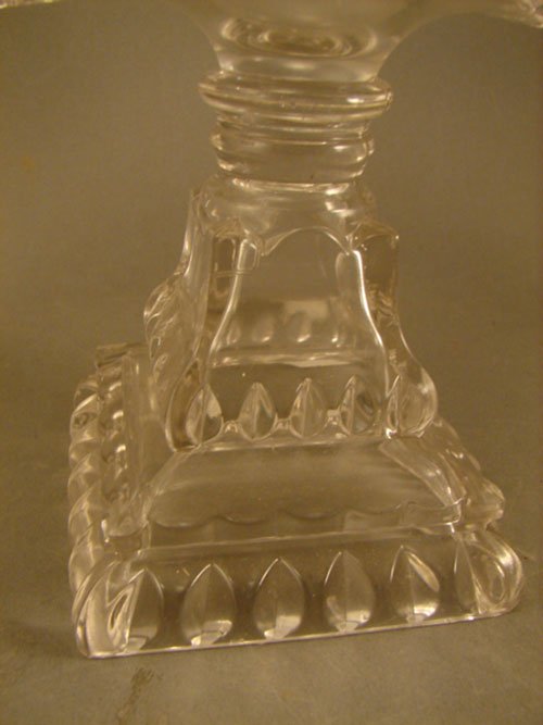 EAPG Pedestal Bowl / Banana Bowl. Large Block Pat - 5