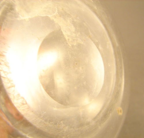 Antique Barber / Cologne Bottle in Clear Glass. I - 5