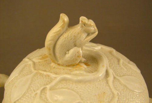 Minton Signed Porcelain Biscuit / Cracker Jar fea - 2