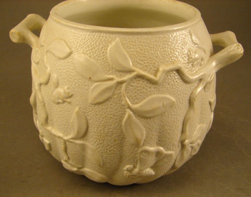 Minton Signed Porcelain Biscuit / Cracker Jar fea - 4
