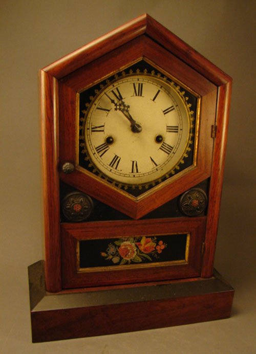 F. Kroeber Rosewood Antique Shelf Clock. 8 Day. R