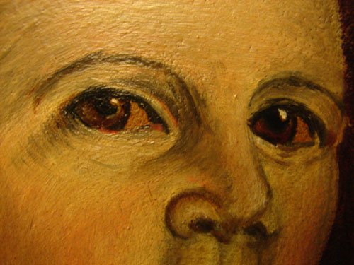 Antique Oil Painting on Artist Board. Portrait of - 3