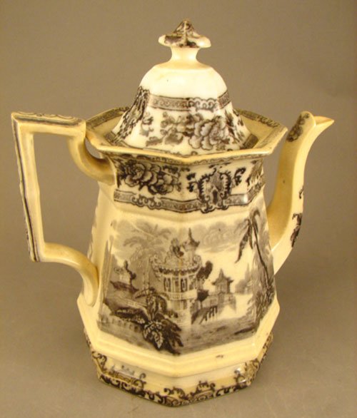 Davenport Antique Ironstone Cyprus Pattern Coffee