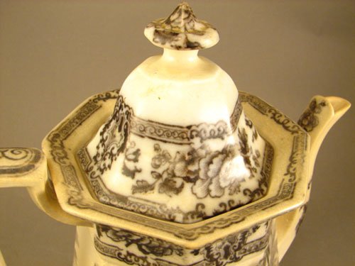 Davenport Antique Ironstone Cyprus Pattern Coffee - 2
