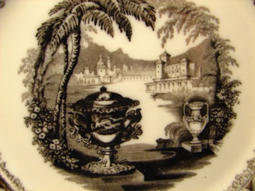 Antique Ironstone " Washington Vase " - 3