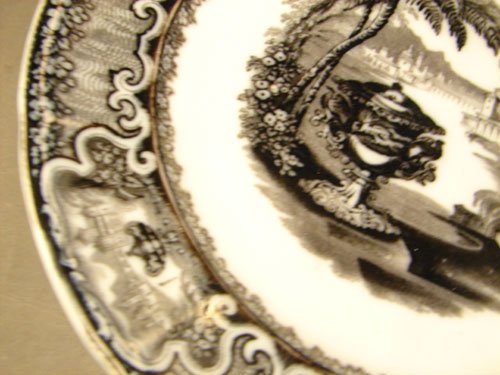 Antique Ironstone " Washington Vase " - 4
