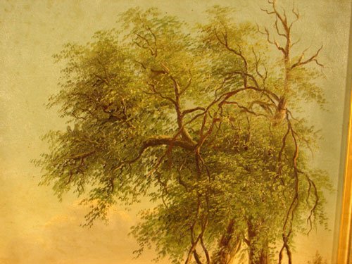 Antique American Oil Painting on Canvas. Landscap - 3