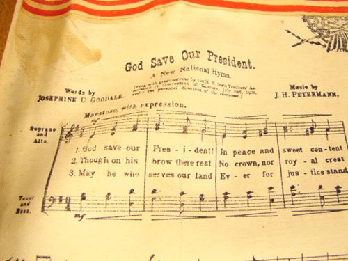 Theodore Roosevelt Campaign Flag with Portrait an - 4