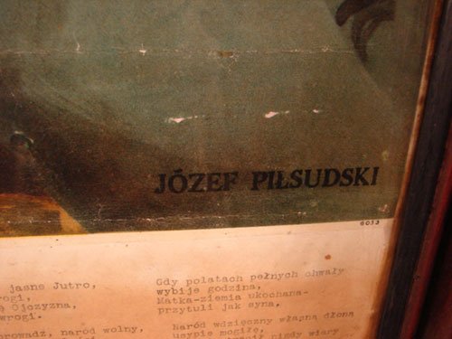 Jozef Pilsudski Portrait. Color Lithograph on pap - 4