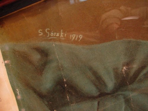 Jozef Pilsudski Portrait. Color Lithograph on pap - 5