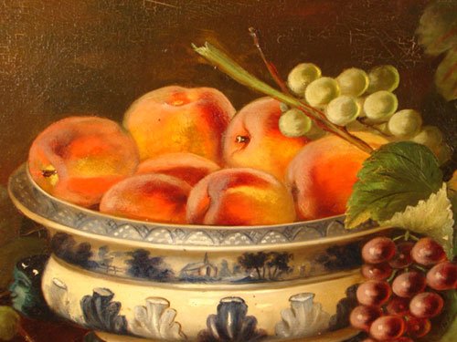 E E Morse signed Oil Painting on Canvas. Still li - 3