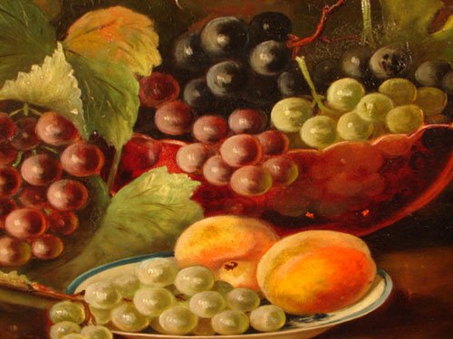 E E Morse signed Oil Painting on Canvas. Still li - 8