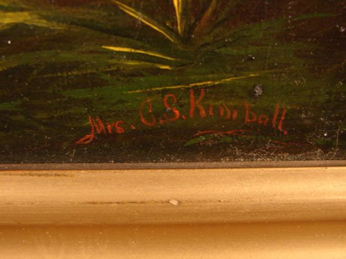 Antique Still Life Oil on Canvas Painting in the - 5