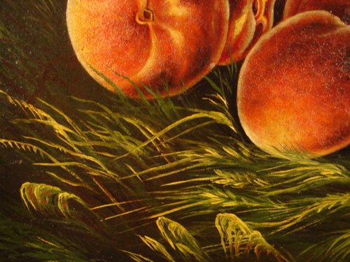Antique Still Life Oil on Canvas Painting in the - 8