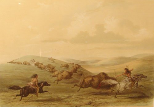 Catlin, North American Indian Series " Buffaloe H
