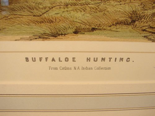 Catlin, North American Indian Series " Buffaloe H - 5