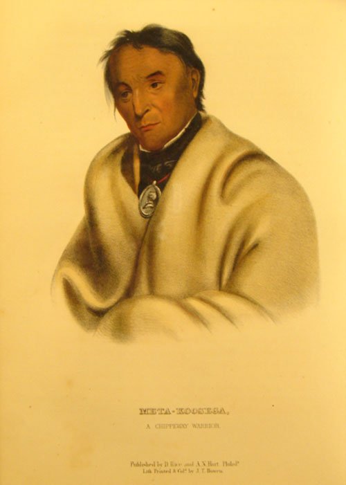 J.T. Bowman Hand Colored Lithograph titled " META