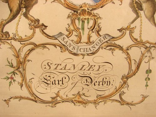 "Stanley" Coat of Arms Family Crest. Original Ant - 4