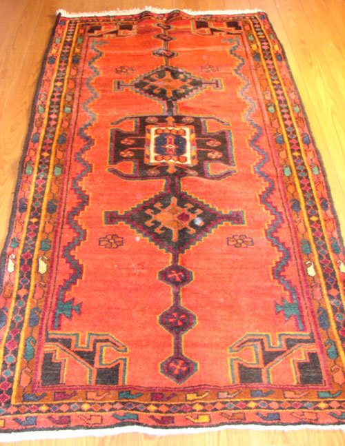 Oriental Estate Carpet. Approximately 7'8" x 3'11