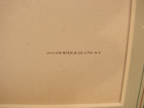Julius Bien & A.H. Baldwin Hand Colored Print tit - 5