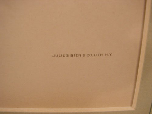 Julius Bien & A.H. Baldwin Hand Colored Print tit - 5