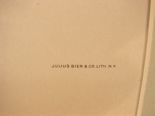 Julius Bien & A.H. Baldwin Hand Colored Print tit - 5