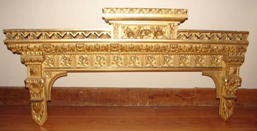 Antique Gilt Valence, Architectural Window valenc - 2