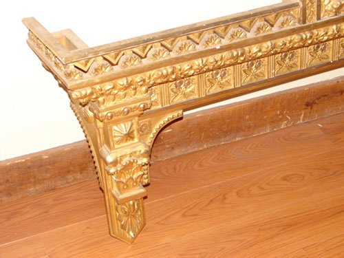 Antique Gilt Valence, Architectural Window valenc - 3