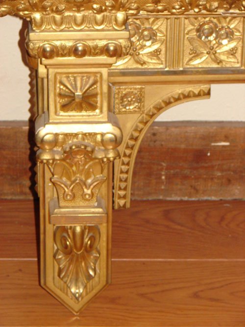 Antique Gilt Valence, Architectural Window valenc - 4