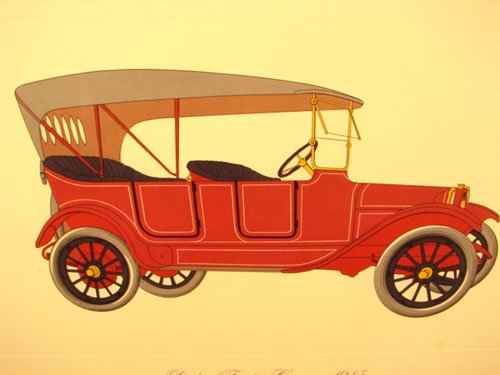 Vintage Fine Quality Automobile Print titled " Do