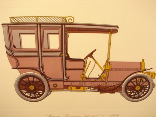 Vintage Fine Quality Automobile Print titled " St