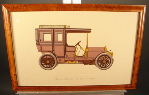 Vintage Fine Quality Automobile Print titled " St - 2