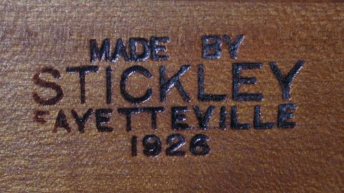 Stickley Signed Cherry Pewter Cupboard - 6